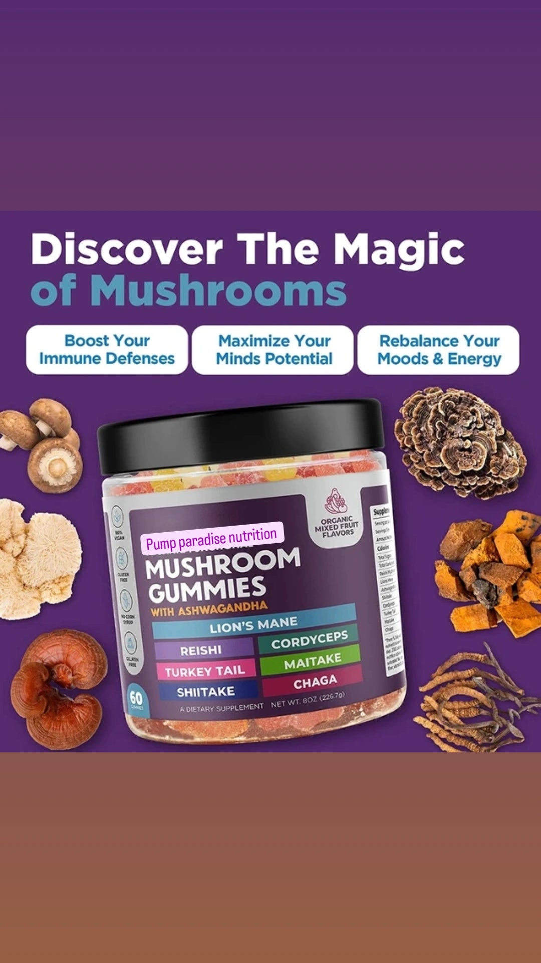Mushroom gummies