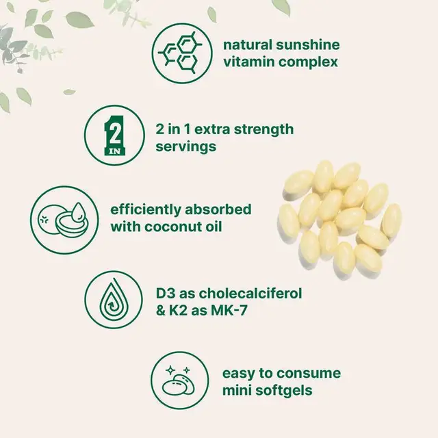 VITAMINS D3 & K2